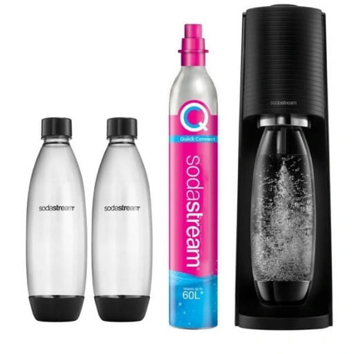 SodaStream Terra black + 2 butelki